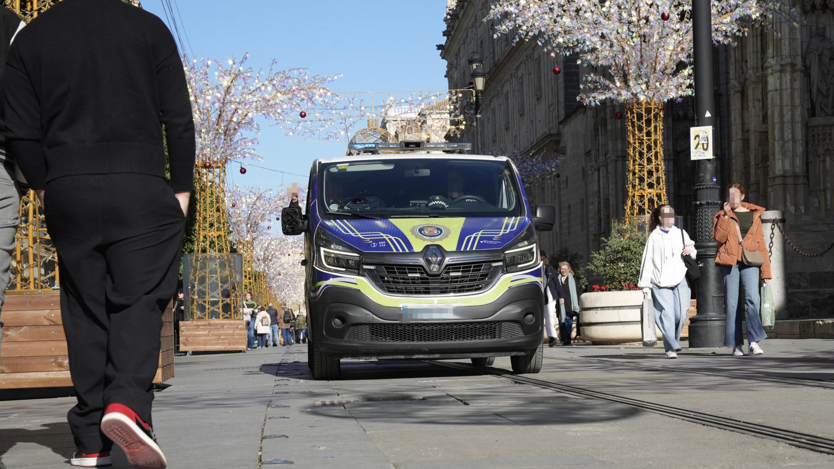 Imagen de un furgón de la Policía Local de Sevilla.