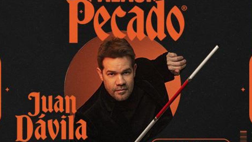 Cartel promocional del show de Juan Dávila