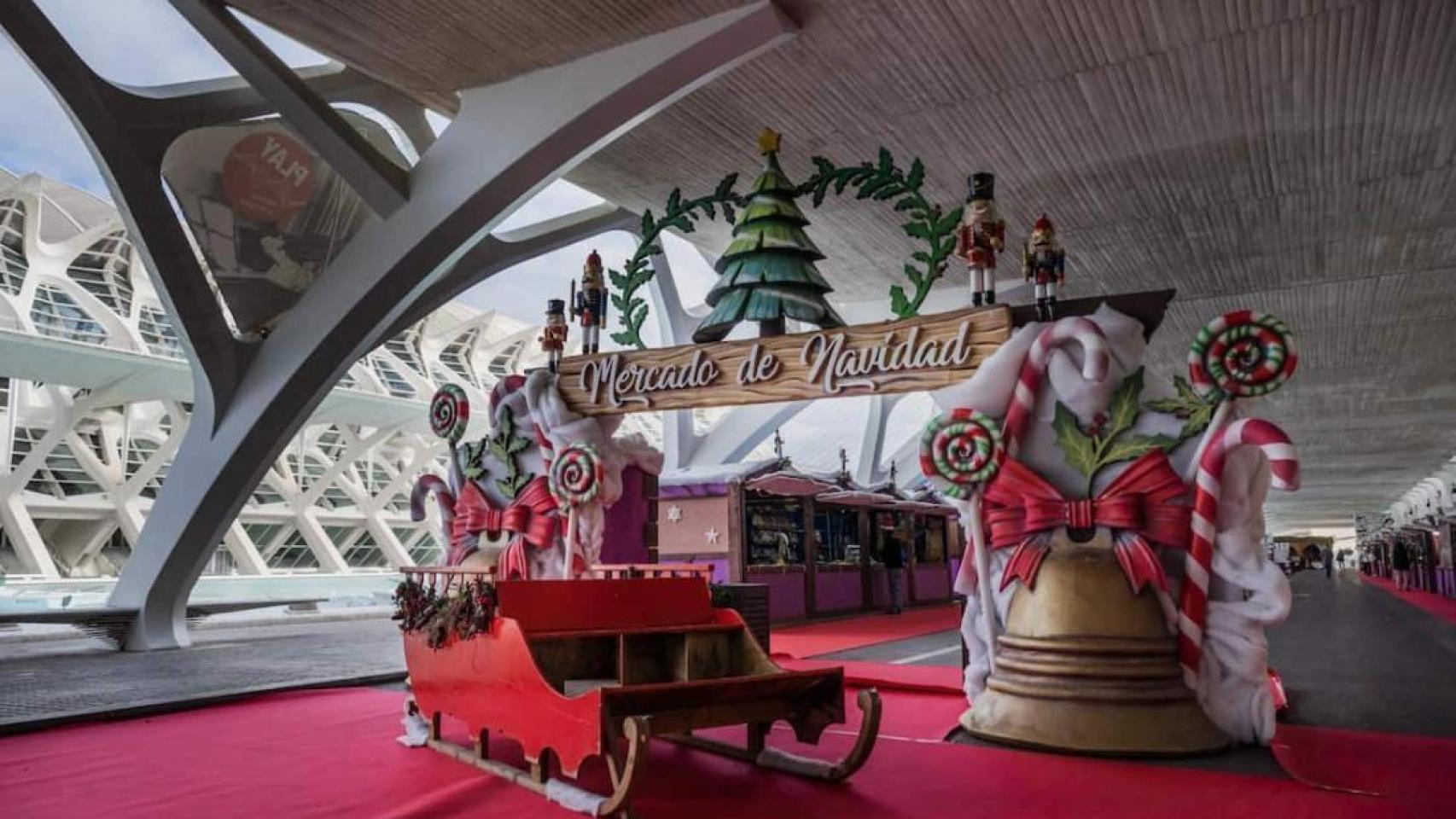 Aterriza en Valencia un nuevo mercadillo navideño en un entorno único. Ayto Valencia