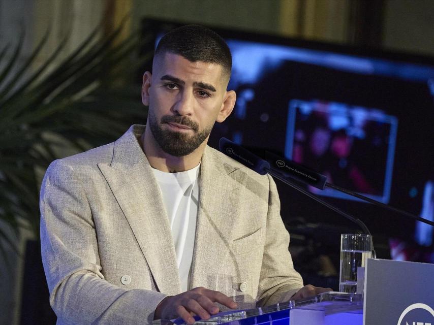 Ilia Topuria, durante un evento