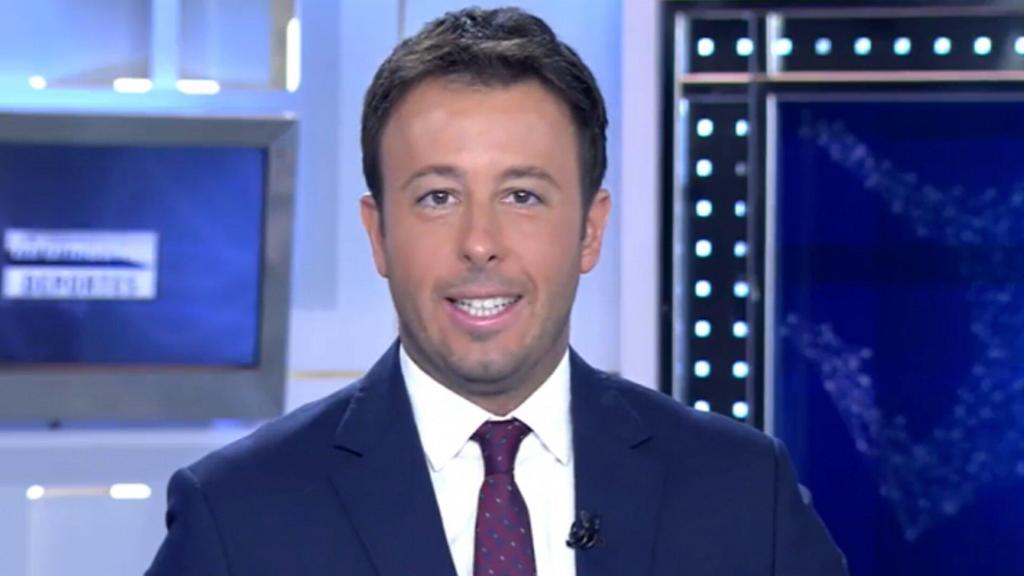 Matías Prats Jr. en una imagen de 'Informativos Telecinco'.