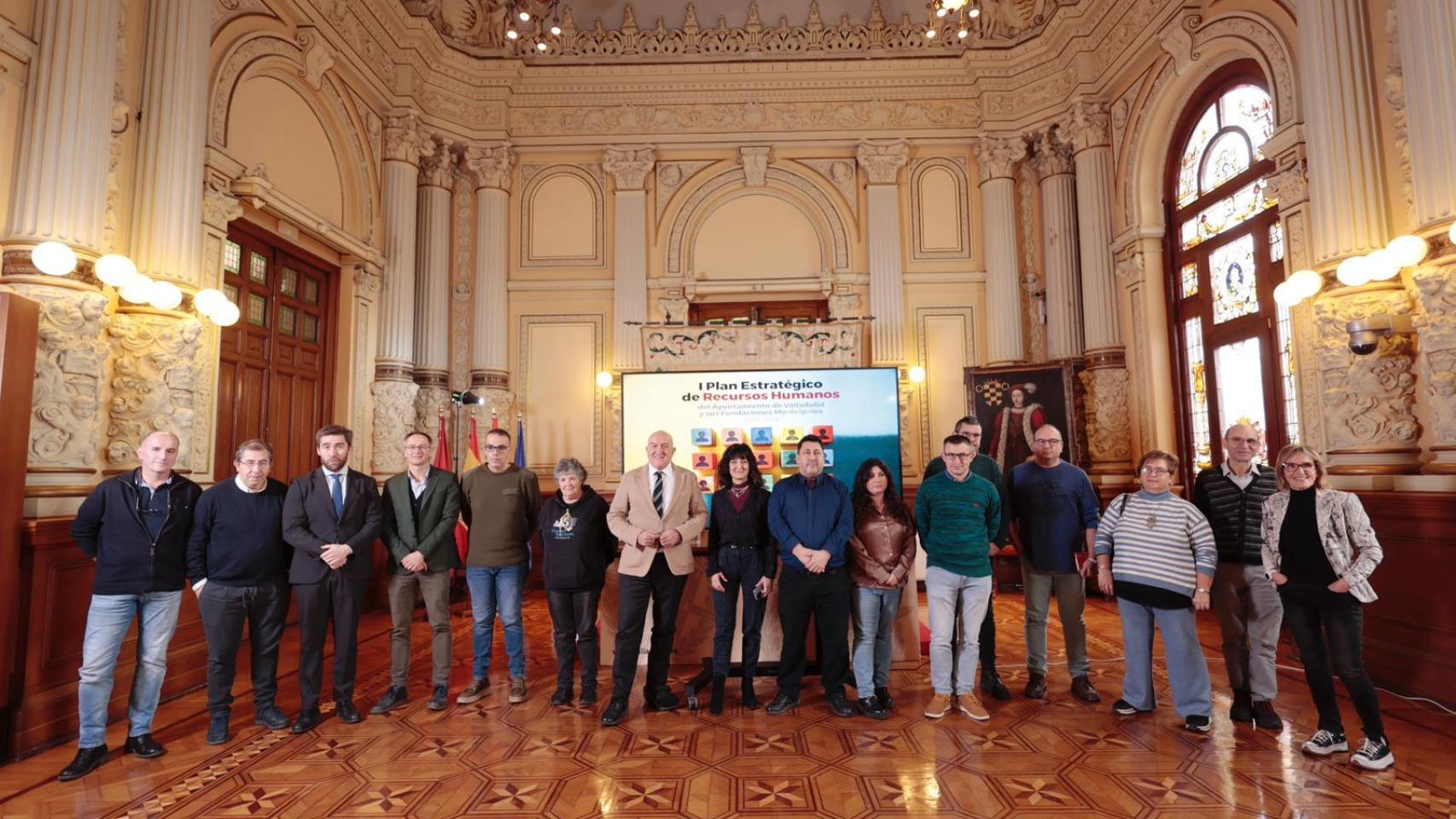 Jesús Julio Carnero ha presentado este lunes el I Plan Estratégico de Recursos Humanos del Ayuntamiento de Valladolid
