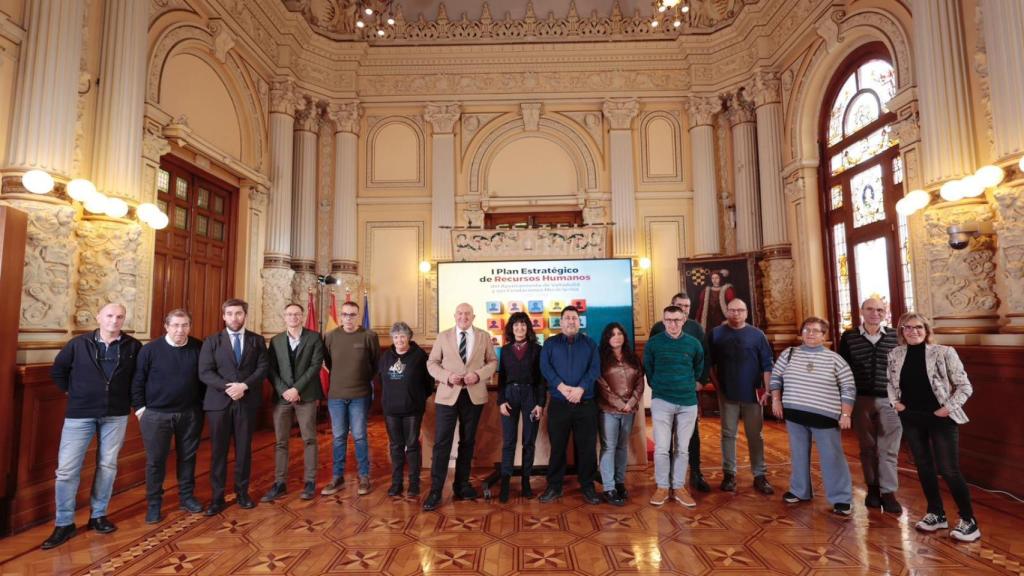 Jesús Julio Carnero ha presentado este lunes el I Plan Estratégico de Recursos Humanos del Ayuntamiento de Valladolid