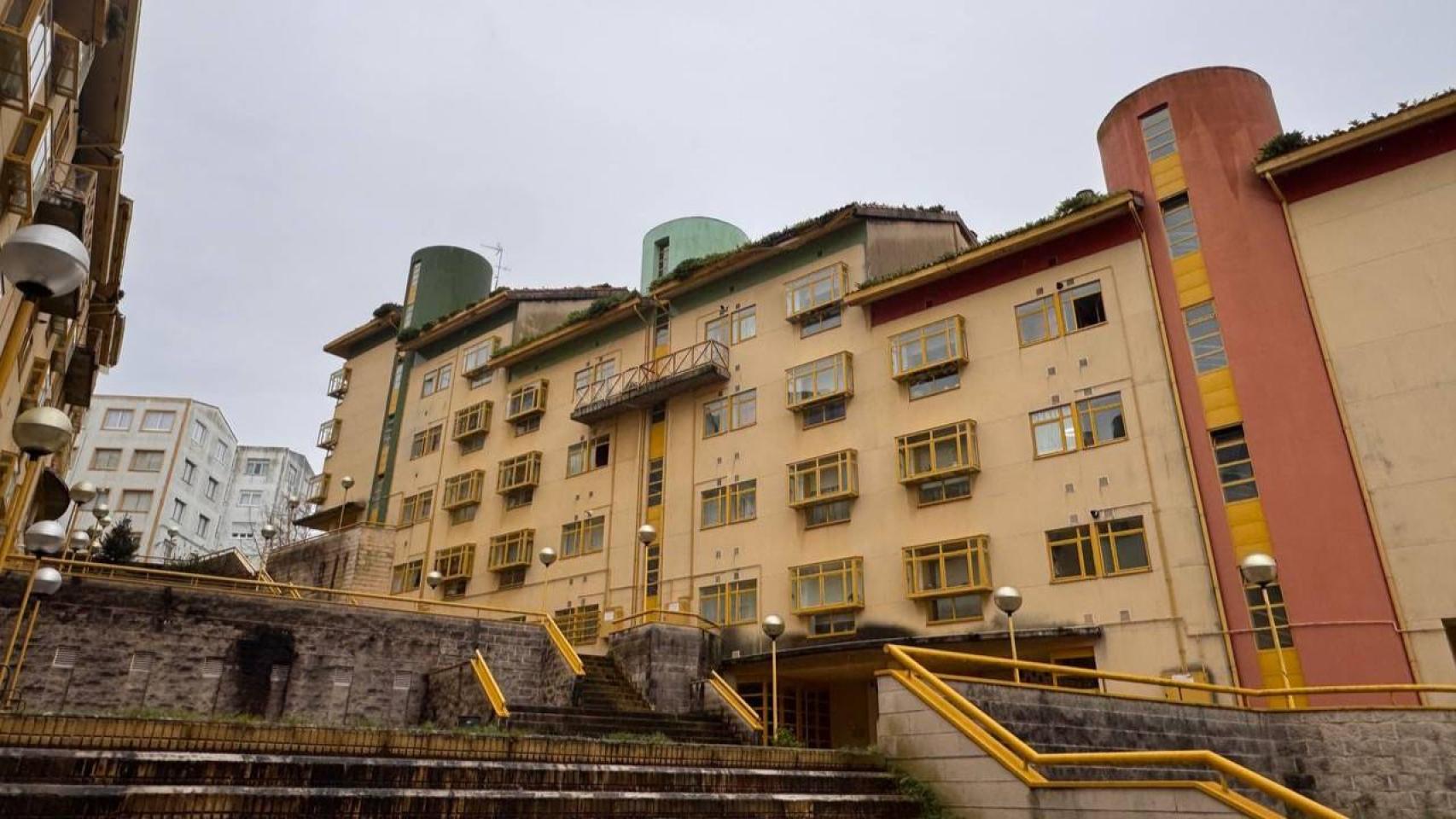 Avenida de Xoán Vicente Viqueira en Sada.