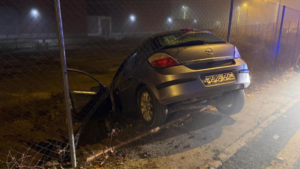 Así quedó el vehículo tras el accidente