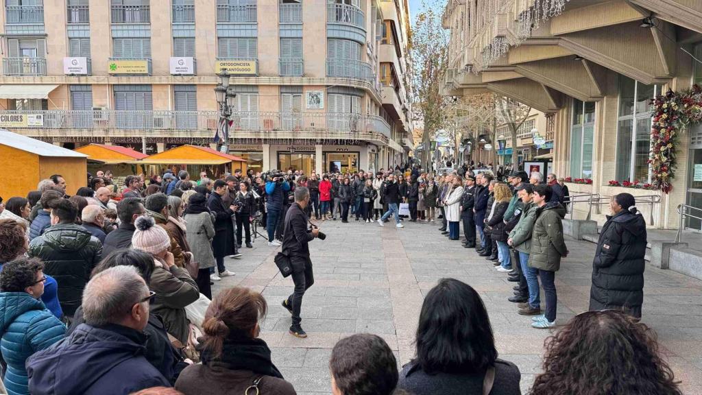 El sábado se guardó un minuto de silencio por el bebé fallecido violentamente en Ciudad Real.