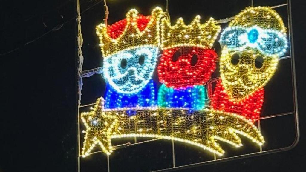 Alumbrado navideño en Illescas.