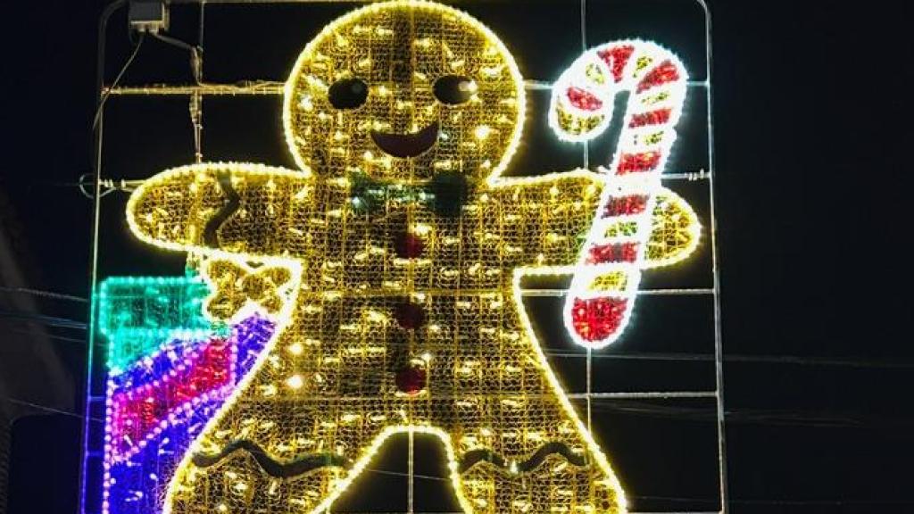 Alumbrado navideño en Illescas.