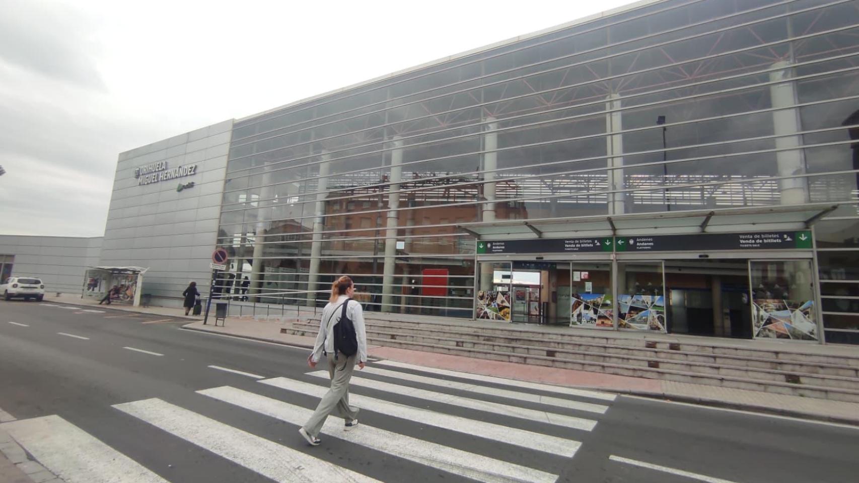 La estación de tren de Orihuela.