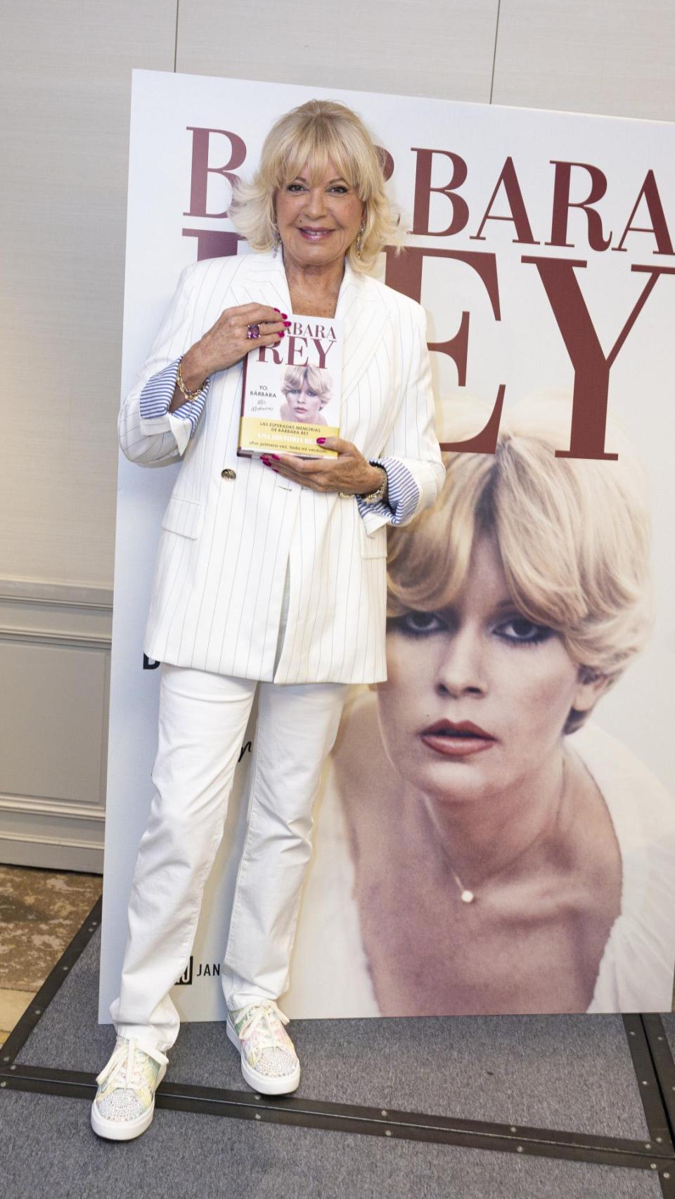 Bárbara Rey, en la presentación de su libro.