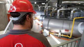 Un técnico de Veolia.
