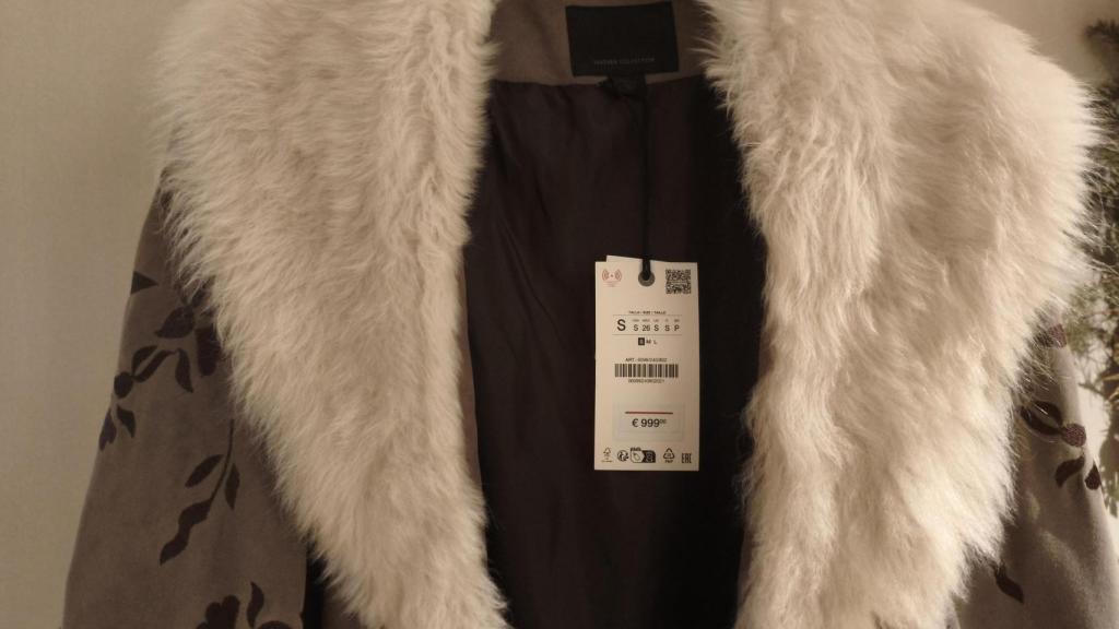 Chaqueta de Zara por 999 euros