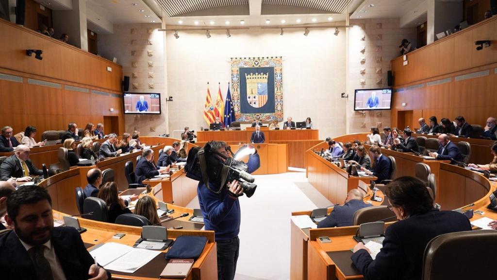 Último Pleno de las Cortes de Aragón