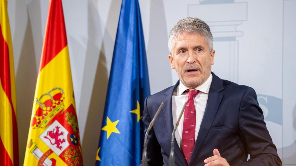 El ministro del Interior en funciones, Fernando Grande-Marlaska, en una imagen de archivo.