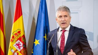 El ministro del Interior en funciones, Fernando Grande-Marlaska, en una imagen de archivo.