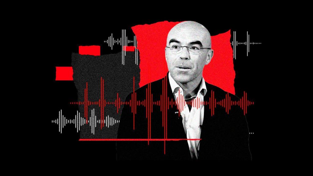 Un montaje del eurodiputadode Vox,  Jorge Buxadé.