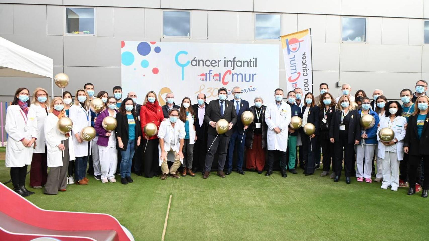 López Miras, este lunes,  conmemoración del 30 aniversario de la Asociación de Familiares de Niños con Cáncer (Afacmur).