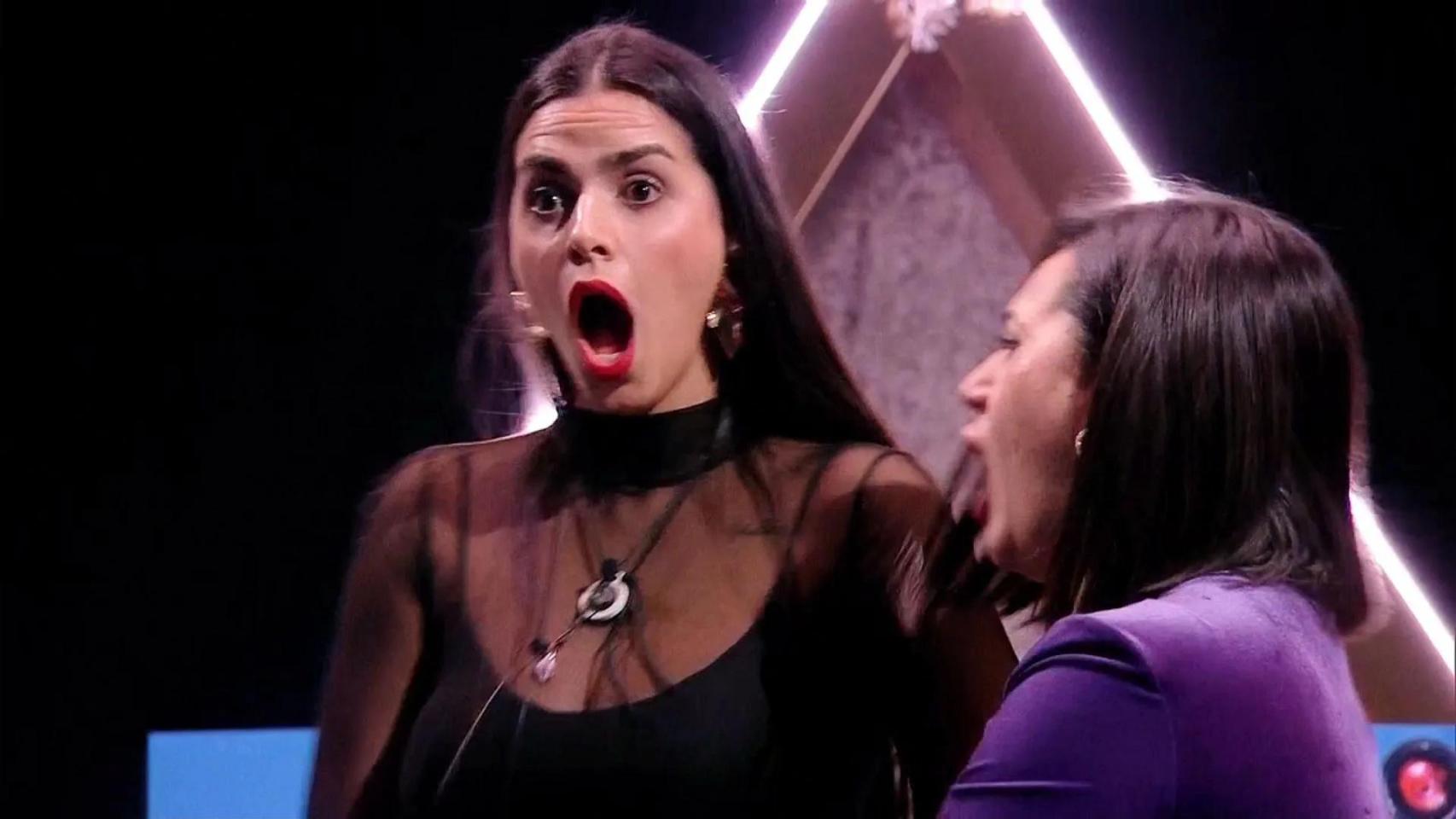 Desi y Rocío, en la semifinal de 'GH 20' este domingo.