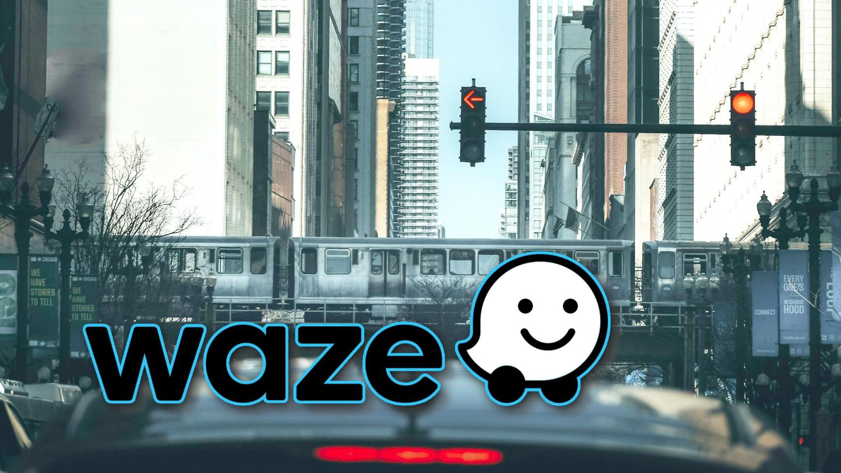 Fotomontaje inspirado en Waze