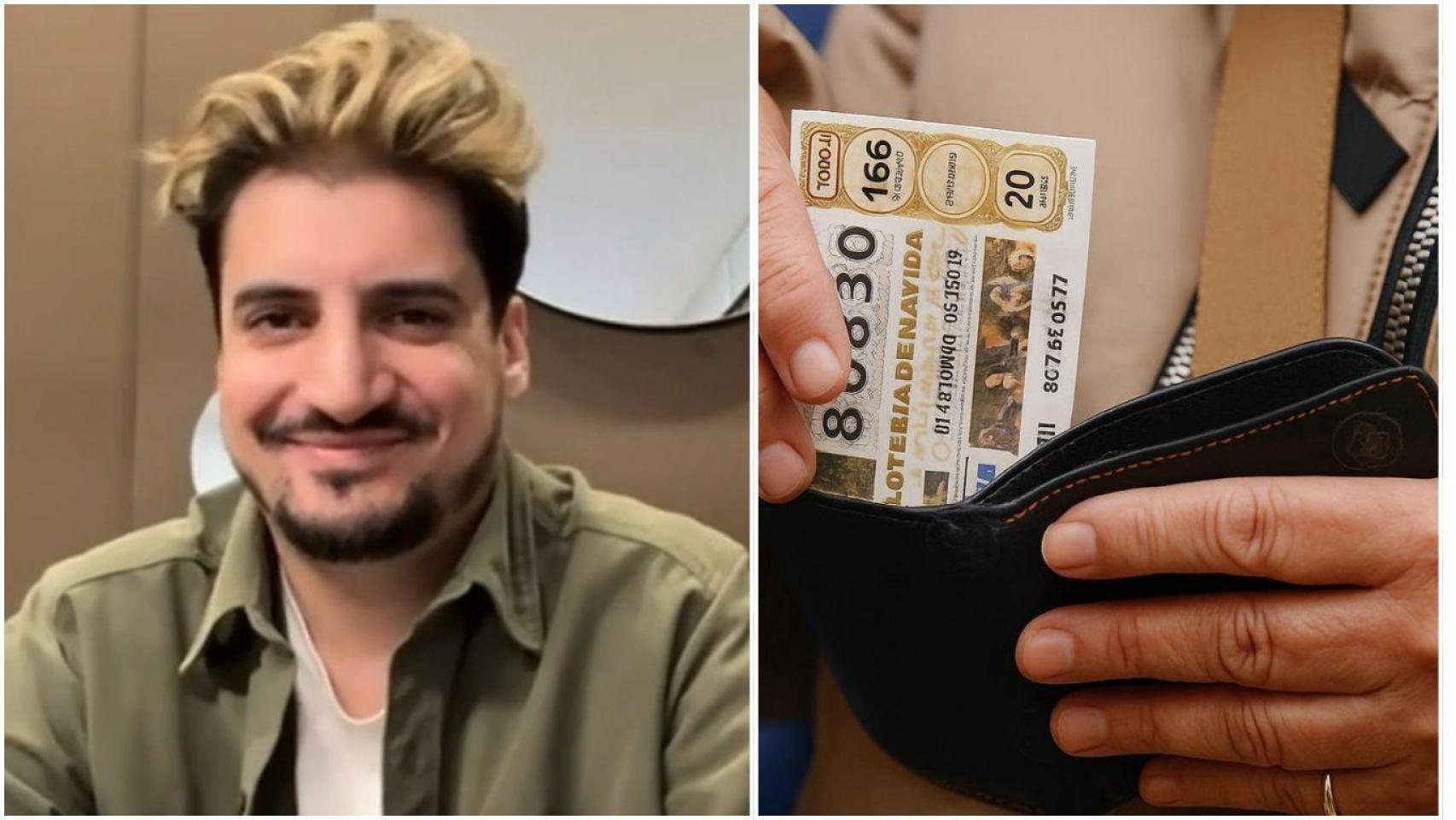 Joaquín Monroy, dueño de una administración de lotería en Madrid.