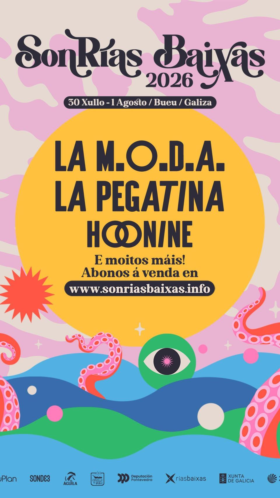 Primeros nombres del Festival SonRías Baixas.