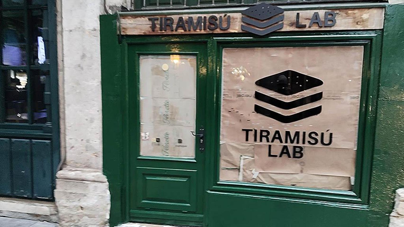 Fotografía de la nueva tienda Tiramisú Lab que abrirá en Valladolid