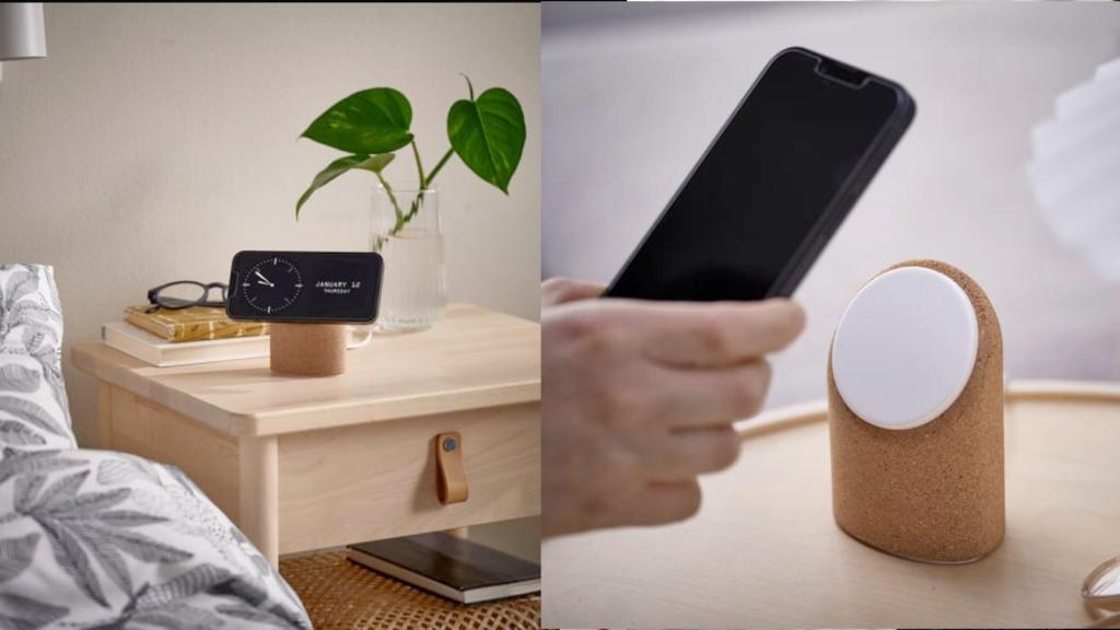 Base de carga con imanes