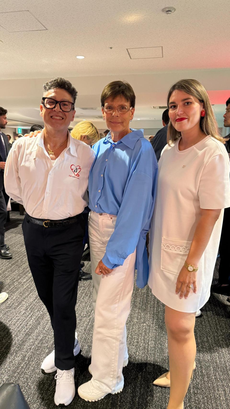 Manel Dragó, junto a Estefanía de Mónaco.