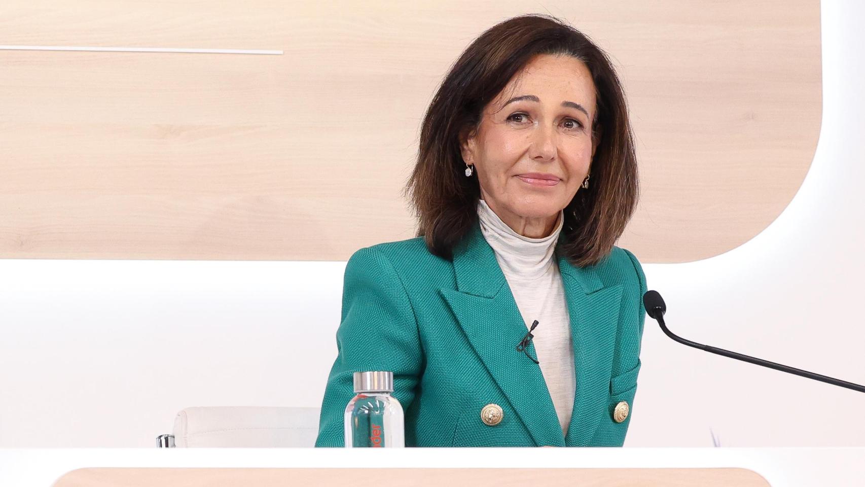 La presidenta del Banco Santander, Ana Botín