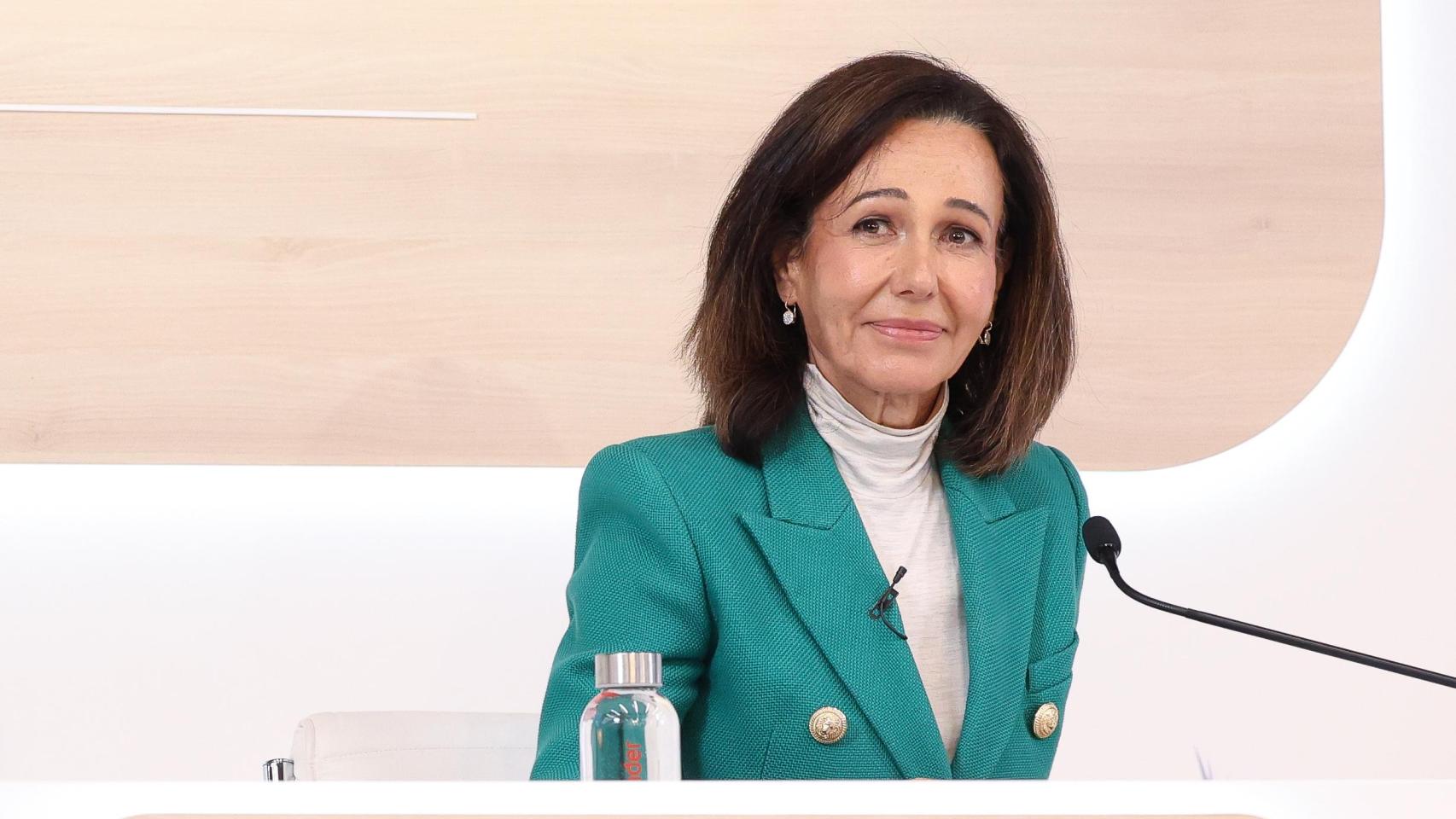 La presidenta del Banco Santander, Ana Botín.