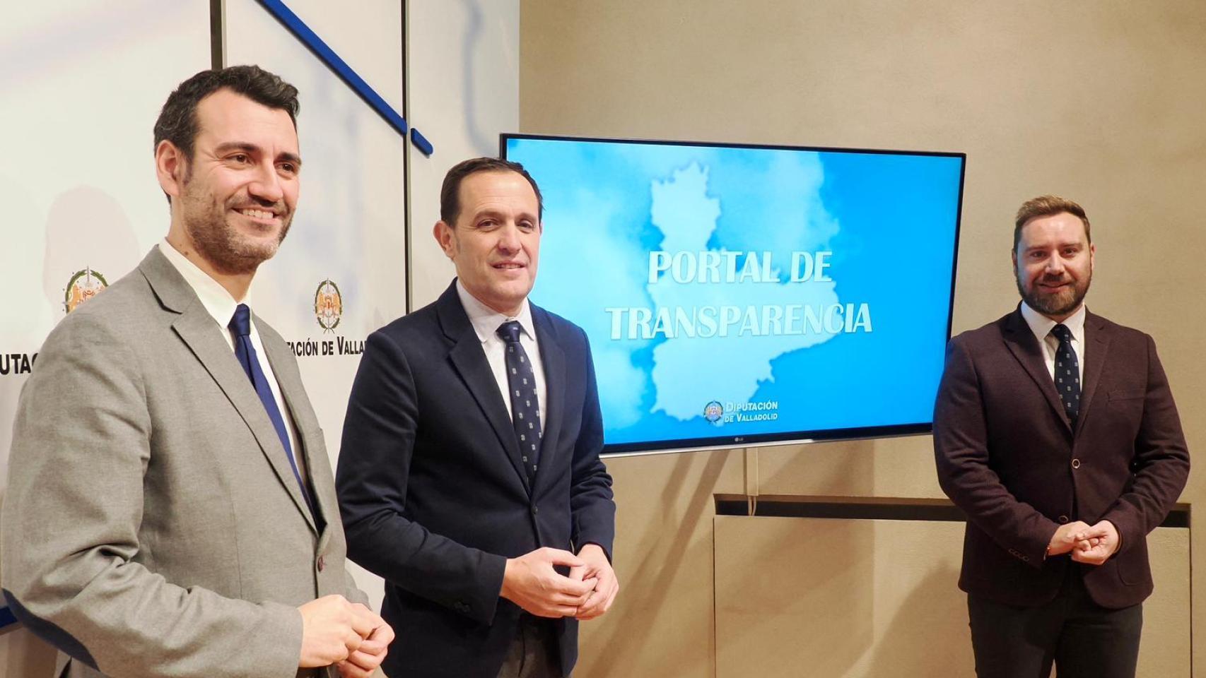 Presentación del portal de transparencia de la Diputación de Valladolid