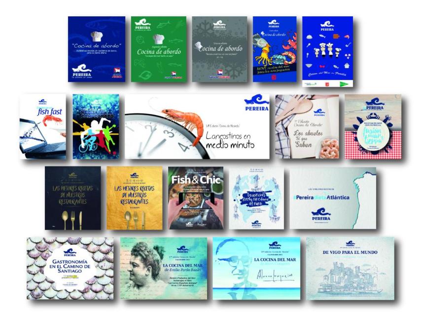 Portadas 20ª Edicioìnes de Cocina de _Abordo