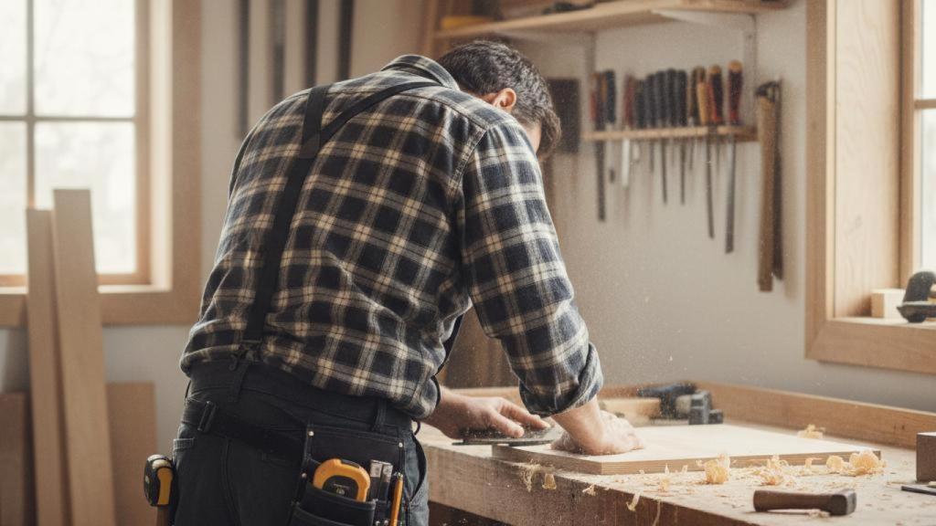 Imagen de un carpintero.