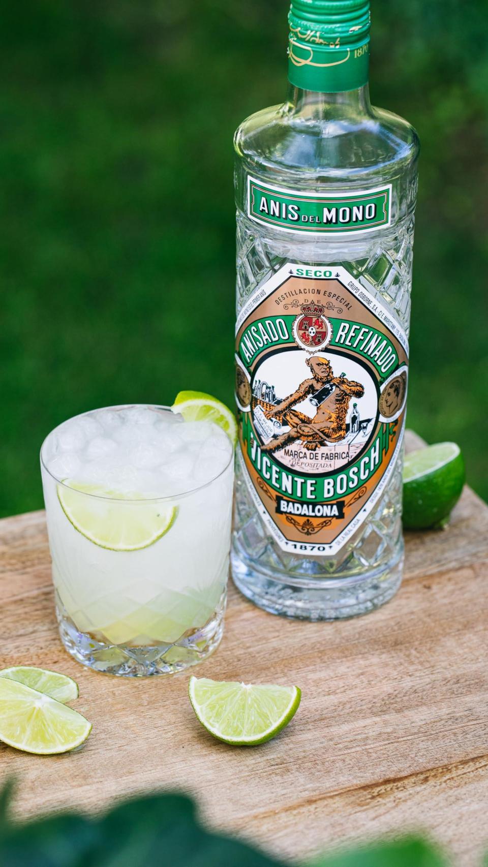 Botella de Anís del Mono.