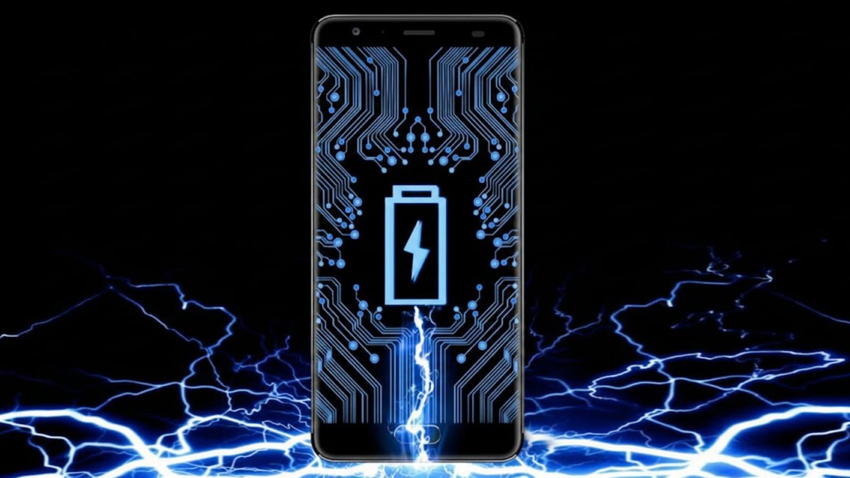 Ilustración de móvil cargando