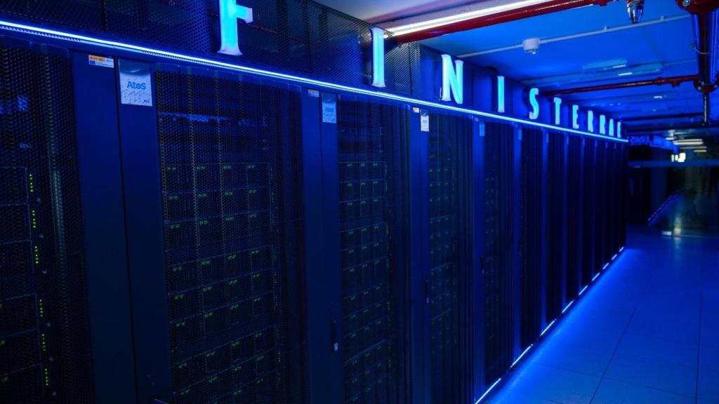 Instalaciones del CESGA, más concretamente, el supercomputador Finesterrae.