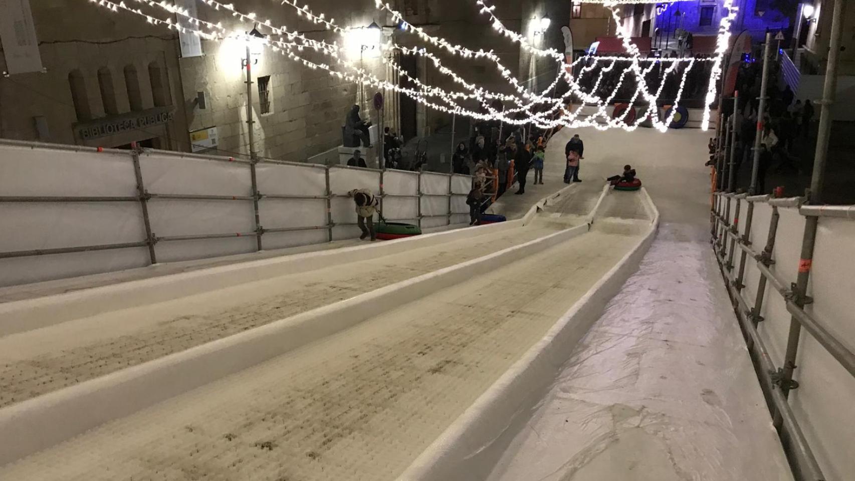 Tobogán navideño de Zamora