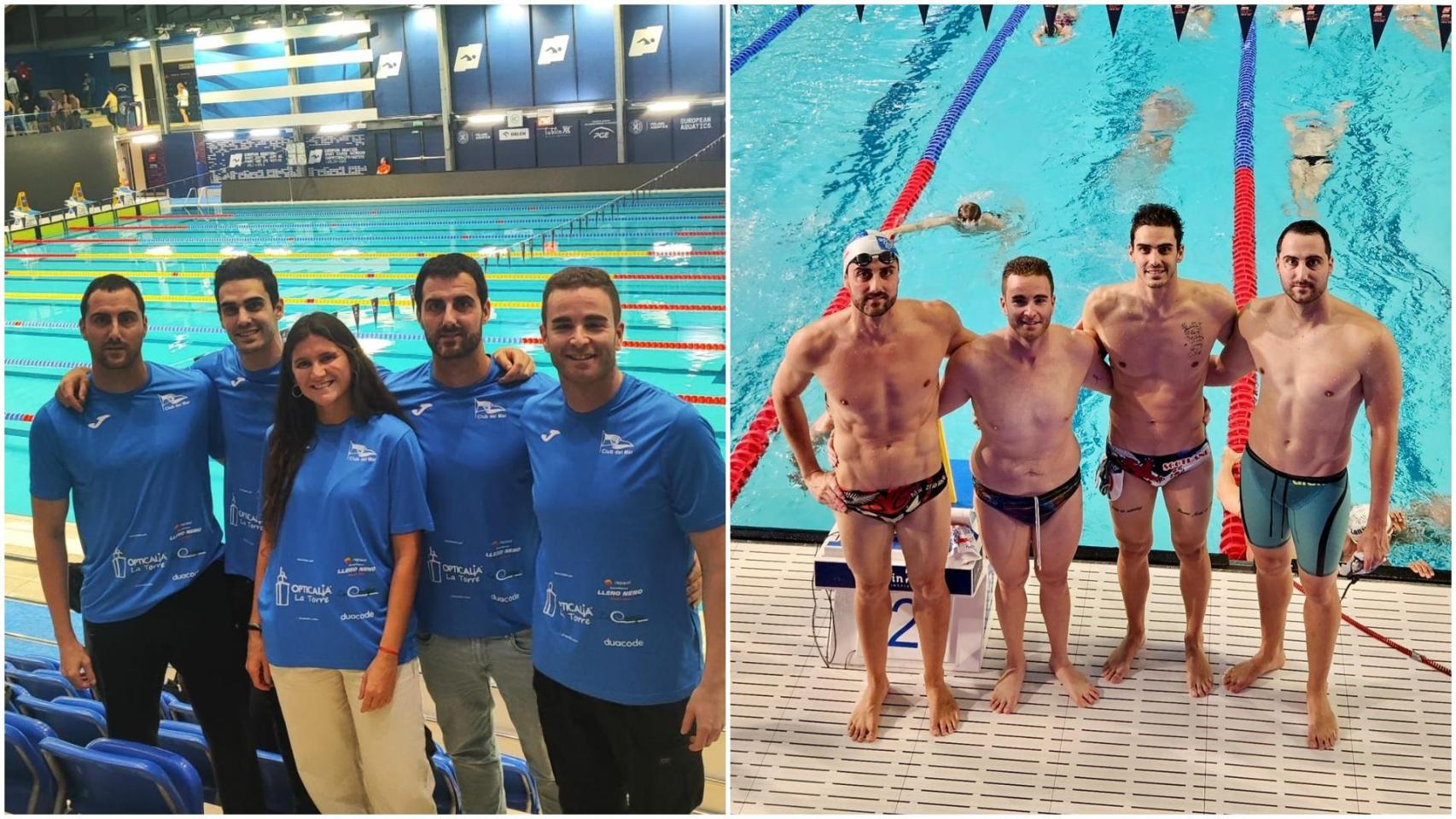 Éxito de la delegación coruñesa en el Campeonato de Europa Máster de Natación: Ha sido increíble