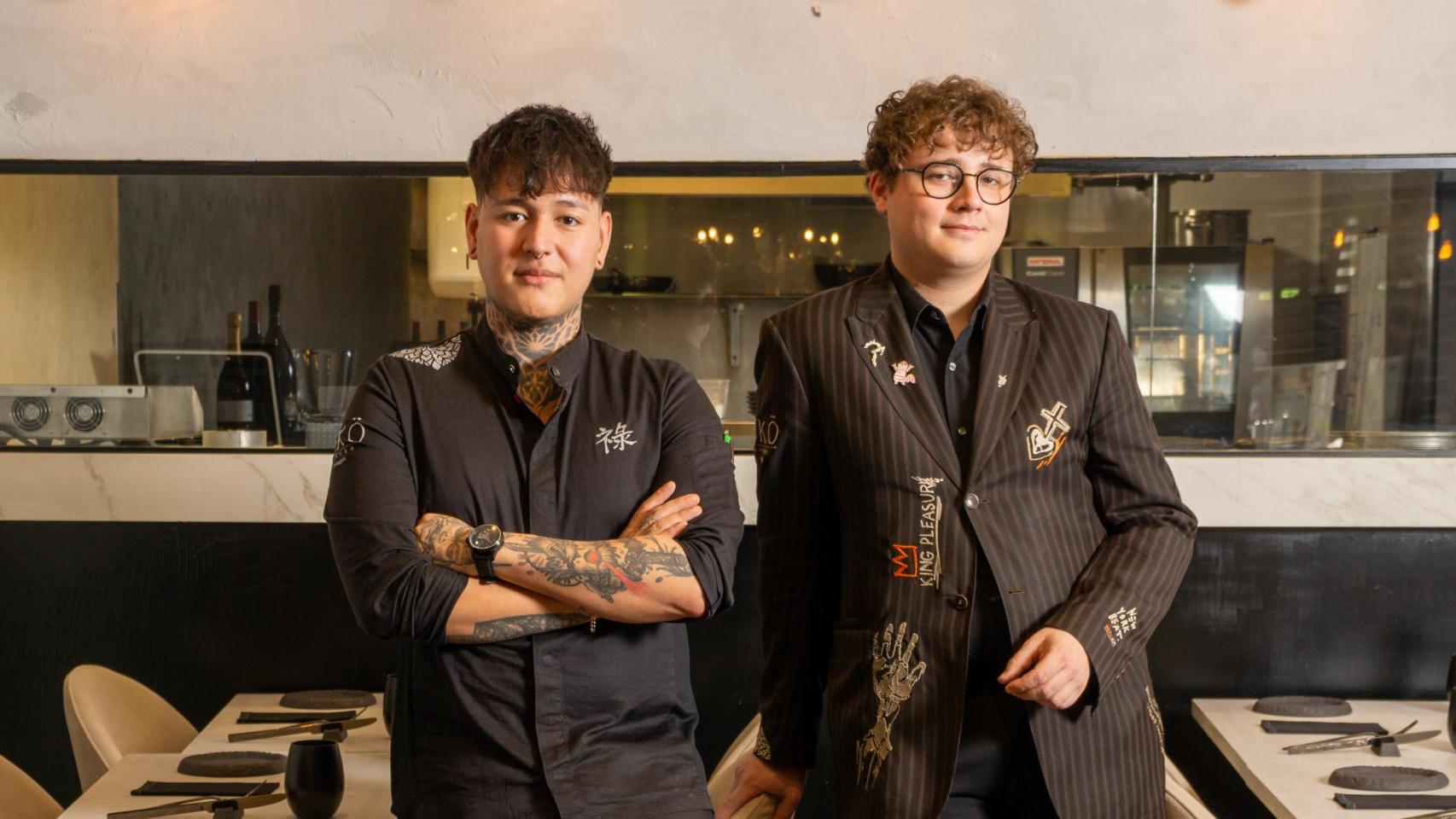 Eden e Íñigo en Ekö Bistro.