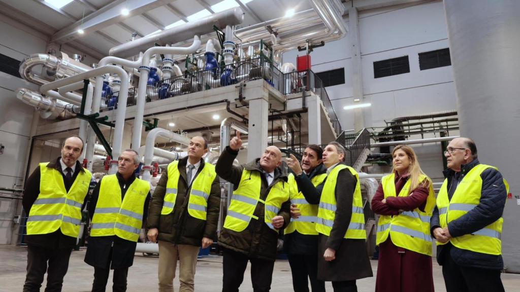 Visita a las nuevas instalaciones de la Red de Calor en la zona Oeste de Valladolid