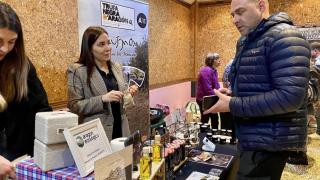 Mercado gastronómico en Cariñena.