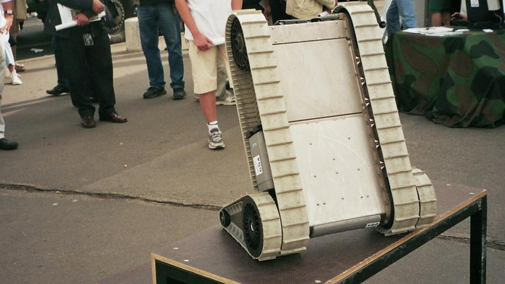 PackBot en una demostración en Francia.