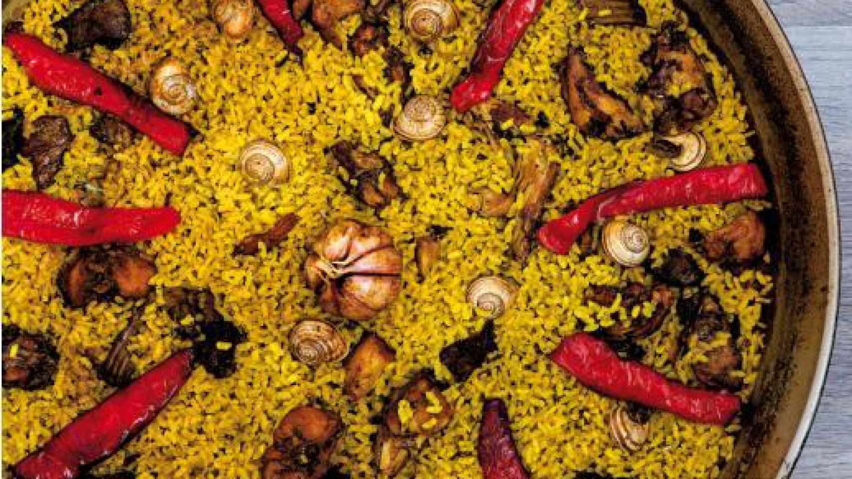 Arroz con conejo y caracoles