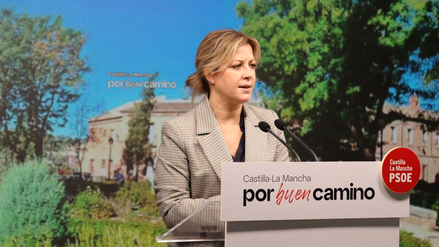 Ana Isabel Abengózar, portavoz del grupo socialista en las Cortes de Castilla-La Mancha. Foto: PSOE CLM.
