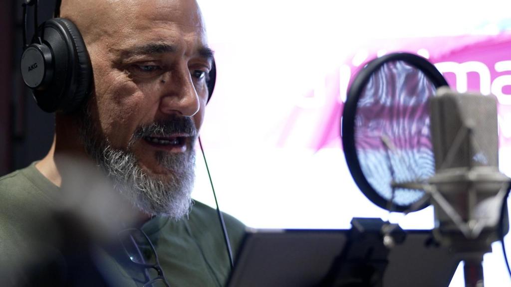 Sesión de grabación de 'La última llamada'.