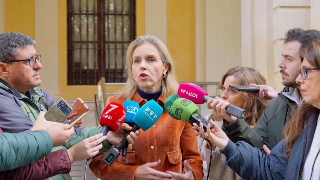 Imagen de Cristina Peláez, portavoz municipal de Vox en el Ayuntamiento de Sevilla.