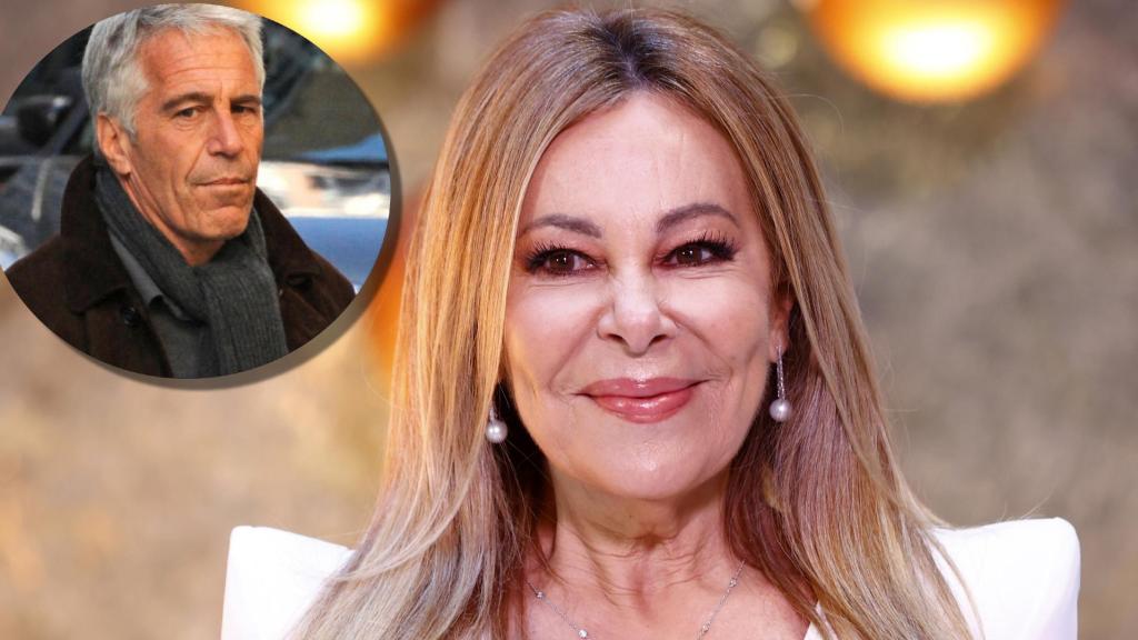 Ana Obregón y Jeffrey Epstein en un montaje de JALEOS.