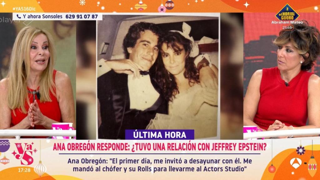 Ana Obregón en el programa de Y Ahora Sonsoles.