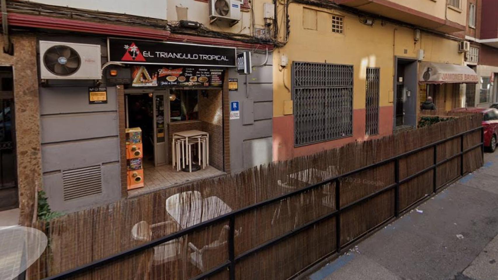 Fachada del local, en Zaragoza.