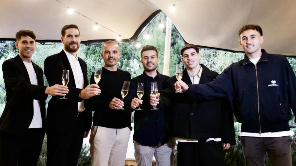 Brindis navideño del Hércules.